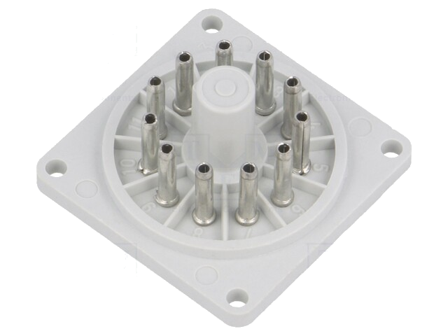 Socket; PIN: 11; Serie: R15; Elektr.aansl: rond contact; undecal Socket; PIN: 11; Serie: R15; Elektr.aansl: rond contact; undecal
